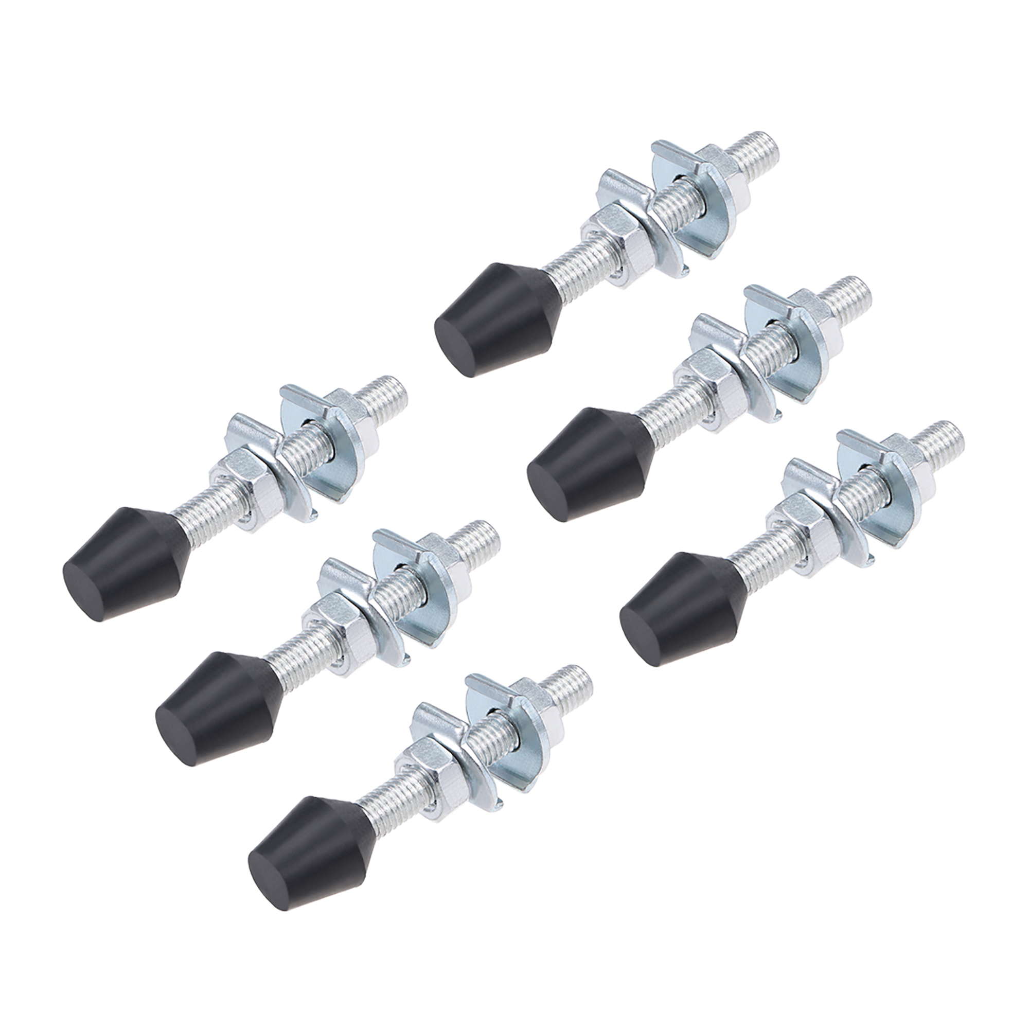 M10x87mm Carbon Steel Toggle Clamp Screw Assembly with Flat Spindle Tip