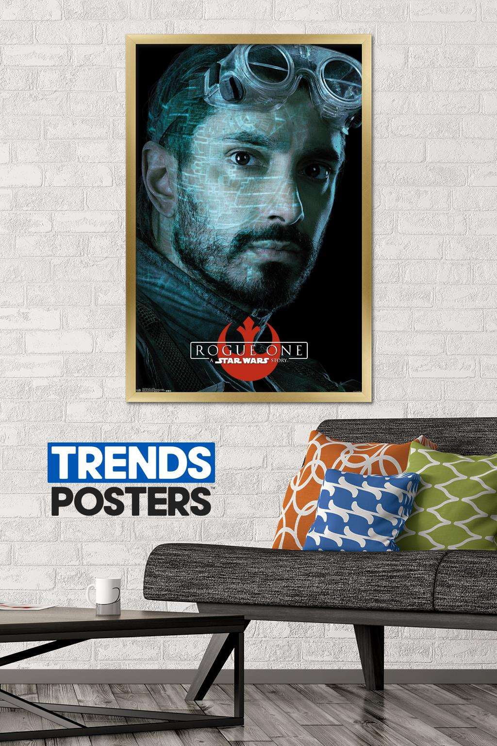 Star Wars: Rogue One - Bodhi Wall Poster, 22.375" x 34", Framed
