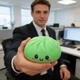 thumbnail image 6 of Squishy T-oy, Decompression Bun T-oy, Silicone Stress Relieving Release Hand Pinching for Adults, Green, 6 of 6