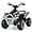 Gris, variante sur OLAKIDS Quad Électrique pour Enfants, Véhicule Tout-Petit à Quatre Roues Motorisé 12 V, avec Lumières DEL, Musique, Klaxon, Deux Vitesses (Haute et Basse) et Démarrage Progressif.