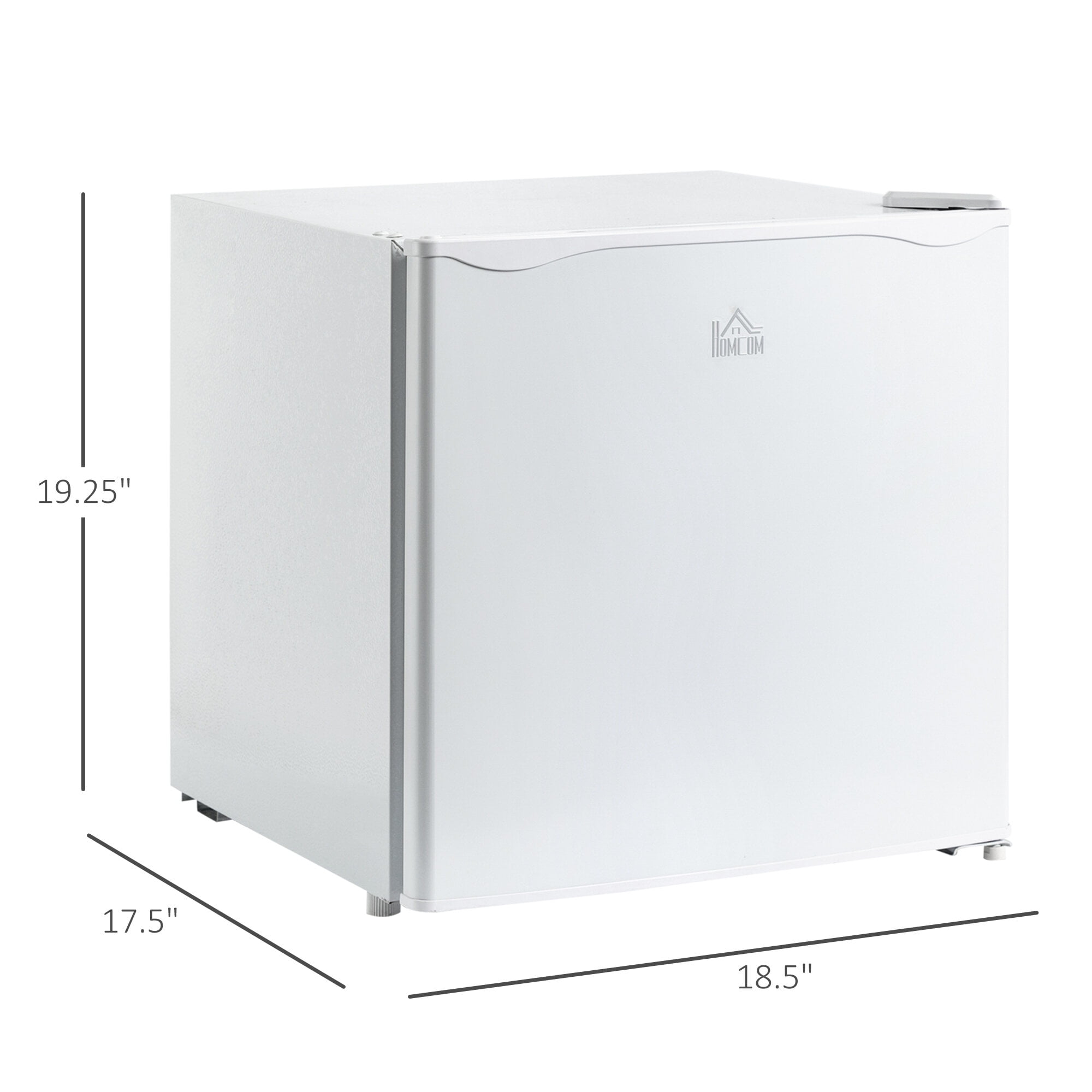 Kitchen Refrigerators HOMCOM Mini Freezer Countertop, 1.1 Cu.Ft Compact Upright Freezer with Removable Shelves, Reversible Door for Home, Dorm, Apartment and Office, White,Side By Side Refrigerators