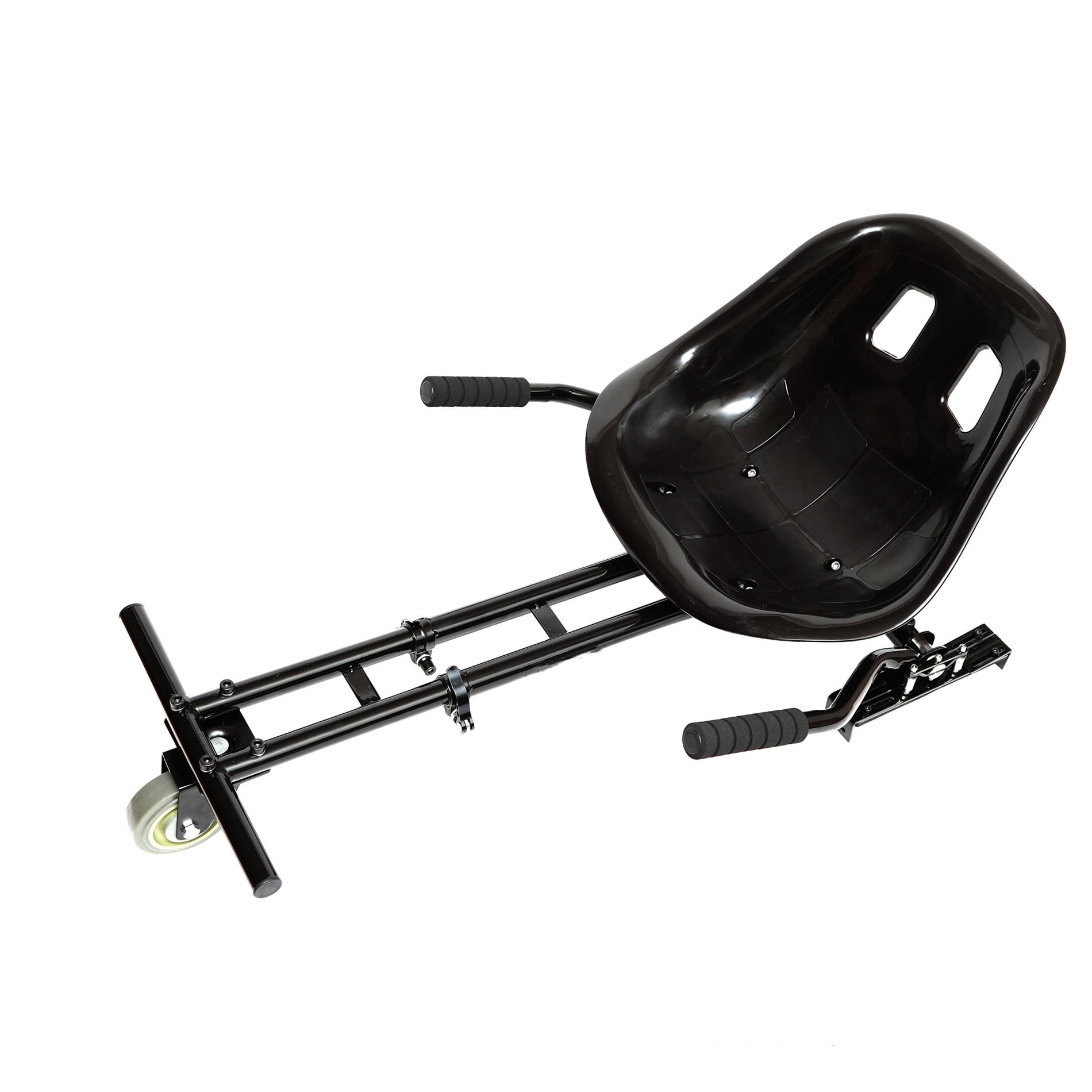 Kart Buggy Attachment | Compatible with All 6.5" & 8" Electric Hoverboards, Hand-Operated Rear Wheel Control, Adjustable Frame & Straps, Easy Assembly & Install