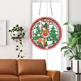 thumbnail image 2 of Diamond Painting Kit Pendant, Christmas Tree Reindeer Hanging Decoration DIY Craft Kit for Home, Office, or Festive Decorations and Gift Ideas, 2 of 7