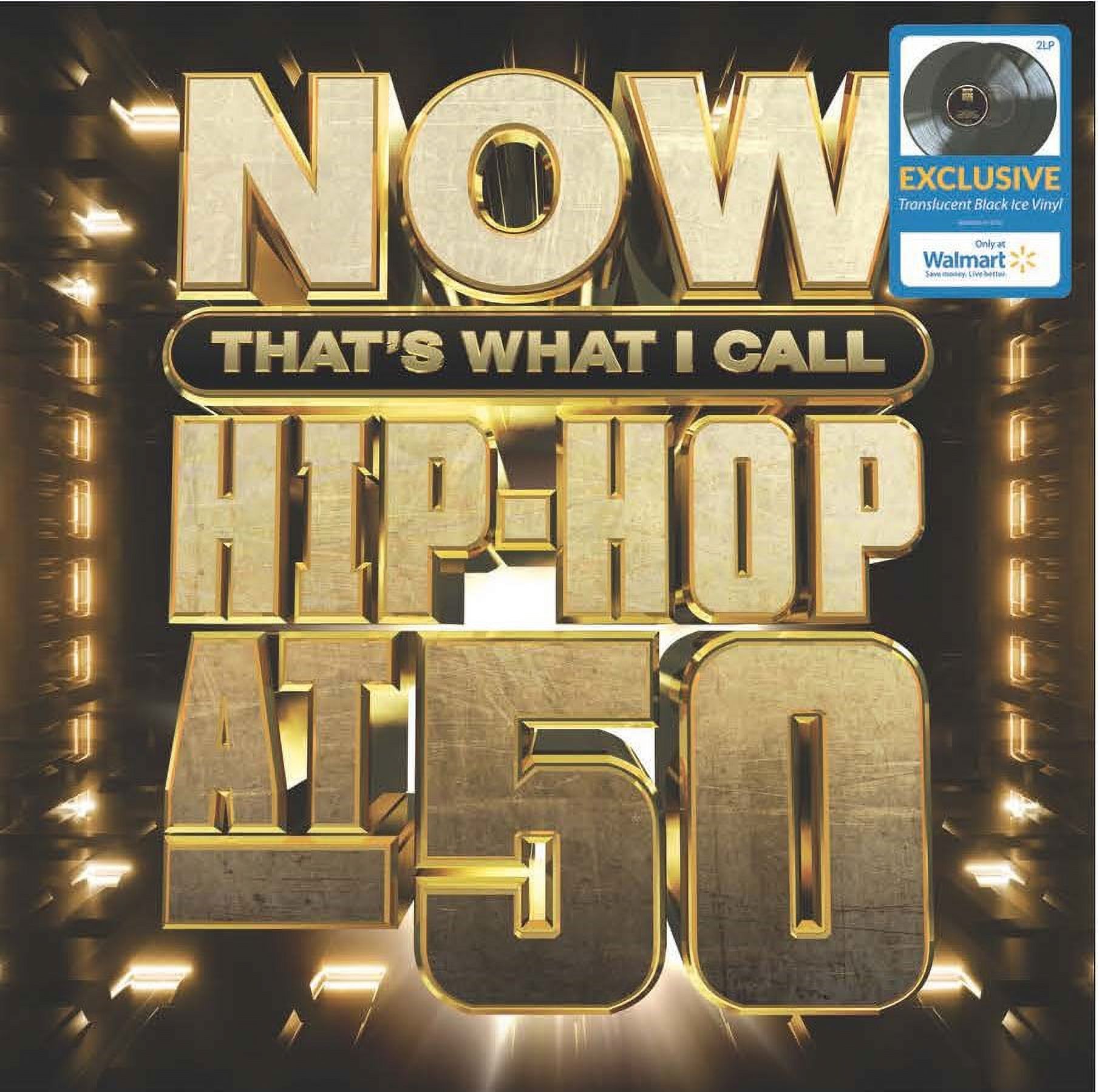 NOW Hip-Hop 50th Anniversary (Walmart Exclusive Translucent Black Ice Vinyl) - Hip-Hop 2 LP - image 2 of 5