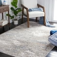 thumbnail image 2 of SAFAVIEH Princeton Derrick Abstract Area Rug, Grey/Ivory, 5'3" x 7'6", 2 of 8