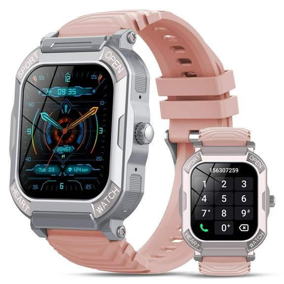 Smart Watch for Men Women (Answer/Make Call) 1.85” Fitness Tracker, 113 Sports Modes Smartwatch with Heart Rate/Sleep Monitor, Pedometer, IP68 Waterproof 2024 Activity Trackers for Android IOS