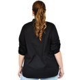 thumbnail image 3 of Camisa oversize Roman Fashion/Tallas Extras, 9513 (Negro) negro 40 Roman Fashion BL-RF-9513-NEGRO-ALL, 3 of 7