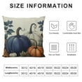 thumbnail image 5 of Shiartex Pillow Cover Fall Blue Pumpkin Throw Pillow Covers Fall Autumn Decorations for Home Farmhouse Thanksgiving Halloween Pillow Case for Couch Sofa 24x24in, 5 of 5