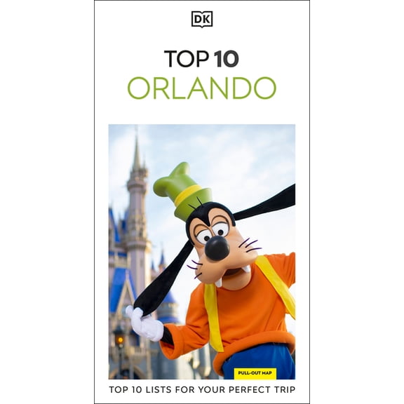 Pocket Travel Guide DK Top 10 Orlando: Top 10 Lists for Your Perfect Trip, Plus an All-Weather Folded Map, (Paperback)