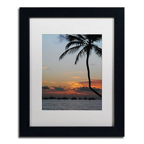 Trademark Fine Art "Sinfully Warm" Canvas Art by Monica Mize, White Matte, Black Frame