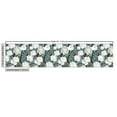 thumbnail image 3 of Ambesonne Floral Fabric by the Yard Upholstery, Peonies Scenery Nature Art, 1 Yard, Pale Slate Blue and White, 3 of 5