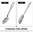 thumbnail image 4 of 1 set 4pcs cucharas de acero inoxidable múltiples múltiples cucharas de colador de buffet (plata), 4 of 5