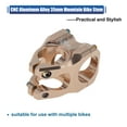 thumbnail image 6 of CNC Aluminum Alloy 35mm Mountain Bike Stem Road Bike Mountain Bike Cycling Handlebar Accessories Titanium Tone, 6 of 6