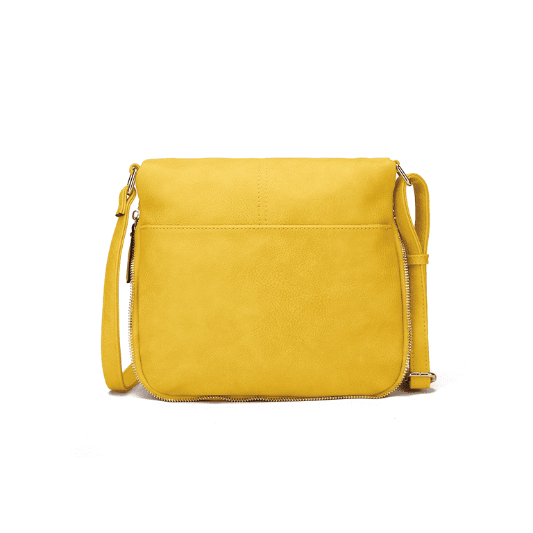 MKF Collection Luciana Vegan Leather Women's Crossbody Bag, Functional Shoulder Purse Handbag by Mia K - Dusty Rose MKF Collection Luciana Vegan Leather Women's Crossbody Bag, Functional Shoulder Purse Handbag by Mia K - Dusty Rose