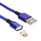 thumbnail image 2 of Un cable de datos magnético para Android, cable de carga magnético de carga de teléfono celular 3A para cable de datos magnético de Android con luz indicadora Rendimiento lleno de energía, 2 of 9