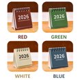 thumbnail image 2 of KOYPTL 8 Pcs Mini Desktop Calendar 2026 Solid Color Standing Flip Desk Calendar Portable Monthly Planning Calendar for Home Traval Office Holiday Vacation Countdown Ornaments Gifts for Kids Women, 2 of 5