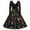 Gold, variant on Luxalzxs Christmas Dresses Fall Dresses for Women 2023 Women's Trendy Long Sleeve V-Neck Vintage A-Line Cocktail Midi Dress Christmas Print Party Dresses
