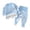 a110-Blue, variant on KPOPLK Baby Girl Clothes Toddler Girl Outfits Fall Winter High Waist Long Sleeve Sweatshirt Fleece Pants Cute Infant Clothing Set,Size 2-3 Years