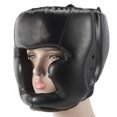 thumbnail image 3 of Casco para boxeo, casco de combate de judo para entrenamiento profesional, para adultos/niños, color negro (niño) Nikou moderno, 3 of 8