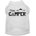 thumbnail image 1 of Happy Camper Screen Print Dog Shirt White Sm (10), 1 of 1