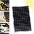 thumbnail image 1 of Solar Panel Aluminum Monocrystalline Portable Photovoltaic Module Solar Charger for Car Boat RV Motorcycle, 1 of 7