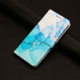 thumbnail image 6 of TECH CIRCLE Wallet Case For Samsung Galaxy S21,Shockproof Stylish Painted Marble PU Leather Flip Stand 360 Protection Cover with Detachable Wrist Strap.For Samsung Galaxy S21,Blue, 6 of 11