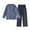 Navy, variant on Dovford Men’s Pajama Set Pajamas For Men 2 Piece PJ Set with Cotton Knit Men Pajama Pants and Long Sleeve Henley T-Shirt