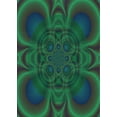 thumbnail image 1 of Ahgly Company Machine Washable Indoor Rectangle Transitional Deep Teal Green Area Rugs, 3' x 5', 1 of 1