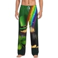 thumbnail image 2 of Lsque St. Patrick's Day4 Print Men's Pajama Pants, Lounge Pant - Comfortable Home Wear,Elastic Waistband, Stylish Design-Medium, 2 of 9