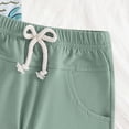 thumbnail image 4 of TOWED22 Toddler Boy Summer Outfits 2pcs Soft Cotton Sleeveless Tee Tank + Print Drawstring Shorts Clothes Set(Green,0-6 M), 4 of 7