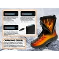 thumbnail image 5 of Soulsfeng Heated Boots for Men Women Futuraheat-X Winter Waterproof Warm Snow Boots Rechargeable Electric Heating Boots Foot Warmers, 5 of 7