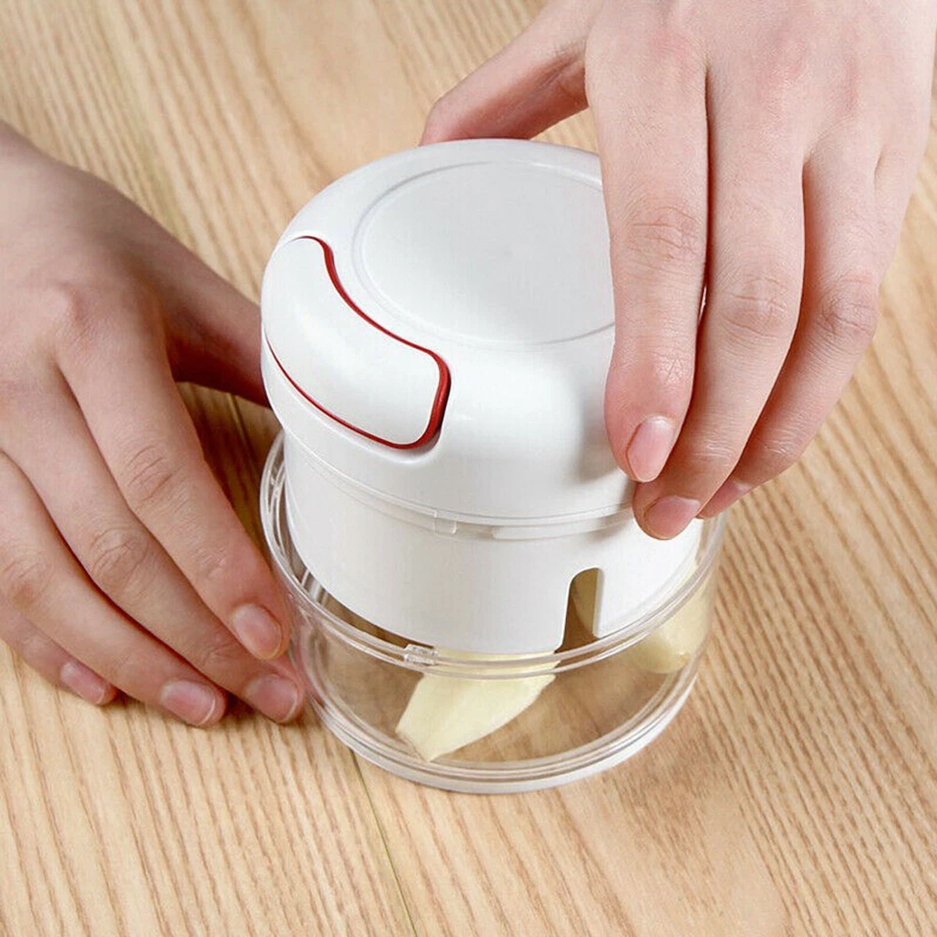 Onion Garlic Fruit Vegetable Cutter Press Manual Food Speedy Chopper Slicer 9*7