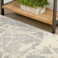 thumbnail image 4 of Addison Rugs Grayson 1'8" x 2'6" Crosshatch Fabric Accent Rug in Shadow Gray, 4 of 5