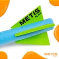 thumbnail image 6 of METIS Play Kids Foam Training Javelins [18in or 34in] – Soft Foam Rocket Launcher for Indoor and Outdoor Games - 18" (Pack of 4 + Carry Bag), 6 of 7