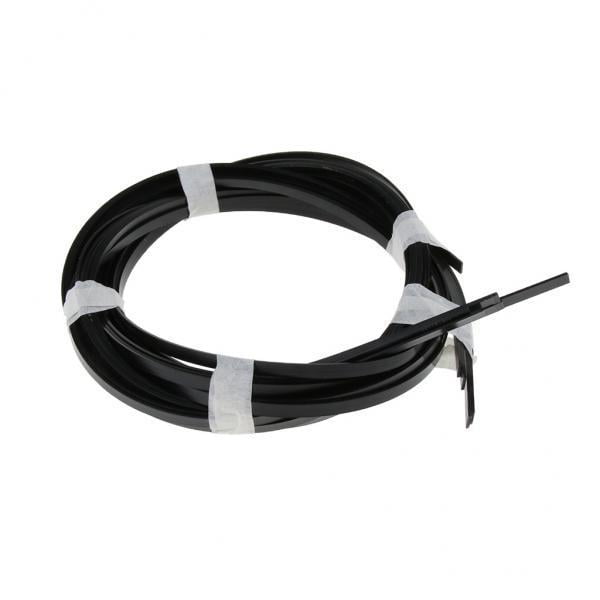 2x10 Piezas de Tiras de Encuadernación de Guitarra para Guitarra Acústica, Color Negro Sunnimix Tira de encuadernación de guitarra