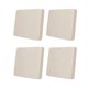 thumbnail image 1 of 4 Piezas Funda de Cojín para Sofá Elástica Protector de Muebles Decorativa para Sala de Estar Material Seda de Leche Adecuada para Uso en Hogar Oficin Beige, 1 of 8