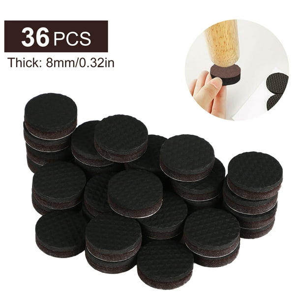 36PCS Anti Slip Furniture Rubber Pads 1inch Thick Non Slip Furniture