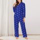 thumbnail image 2 of Balery Hockey Conjunto de Pijama con Estampado para Mujer, Conjunto de Dos Piezas con Manga Larga, Ropa de Dormir Suave con Bolsillos, Pijamas Cómodos-Large, 2 of 7