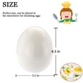 thumbnail image 2 of Cocine 4 huevos a la vez Hervidor de huevos, Hervidor de huevos para microondas perfecto Hervidor de huevos para microondas Utensilios de cocina para el hogar Herramientas de cocina (blanco), 2 of 5