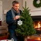 thumbnail image 4 of Adornos navideños de copos de nieve para el árbol | Decoraciones navideñas con diamantes de imitación | Colgante de copo de nieve de metal de aleación para decoración navideña de interiores, 4 of 7