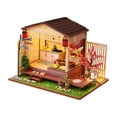 thumbnail image 3 of Casa de muñecas de madera Accesorio de bricolaje Rompecabezas 3D con accesorios de muebles, 3 of 9