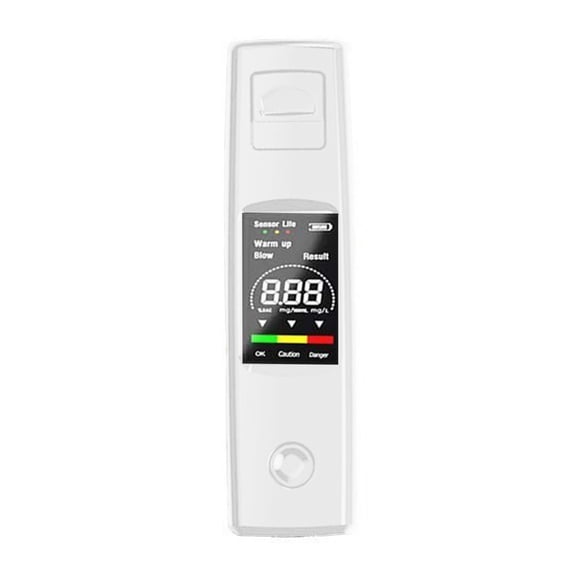 Portable Breathalyzer High Precision BAC Tester for Car Drivers with Digital Display and Rechargeable Type C Design