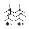 thumbnail image 4 of 8pcs Side Brushes compatible with A6 A8 620 X623 Vacuum Robot Cleaner Parts Replacment Accessories, 4 of 5
