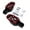 Red, variant on Foot Pedals Rests Replaces bike Universal, Accessories Rotatable pegs Portable, Durable Motorcycle Back Foot Pegs Black