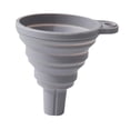 thumbnail image 3 of Embudo de silicona plegable de grado alimenticio para el llenado de botellas y transferencia de polvo. Gris, 3 of 9