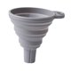 thumbnail image 3 of Embudo de silicona plegable de grado alimenticio para el llenado de botellas y transferencia de polvo. Gris, 3 of 9