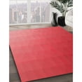 thumbnail image 3 of Ahgly Company Tapis Rond Lavable en Machine Intérieur Transitionnel Rouge, 4 Pieds Rond, 3 of 7