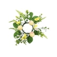 thumbnail image 2 of Decoración de coronas de Pascua, corona de huevos de Pascua, plástico, multicolor, decoración primaveral, fácil de colgar, vibrante para puertas o paredes para fiestas navideñas, 2 of 6