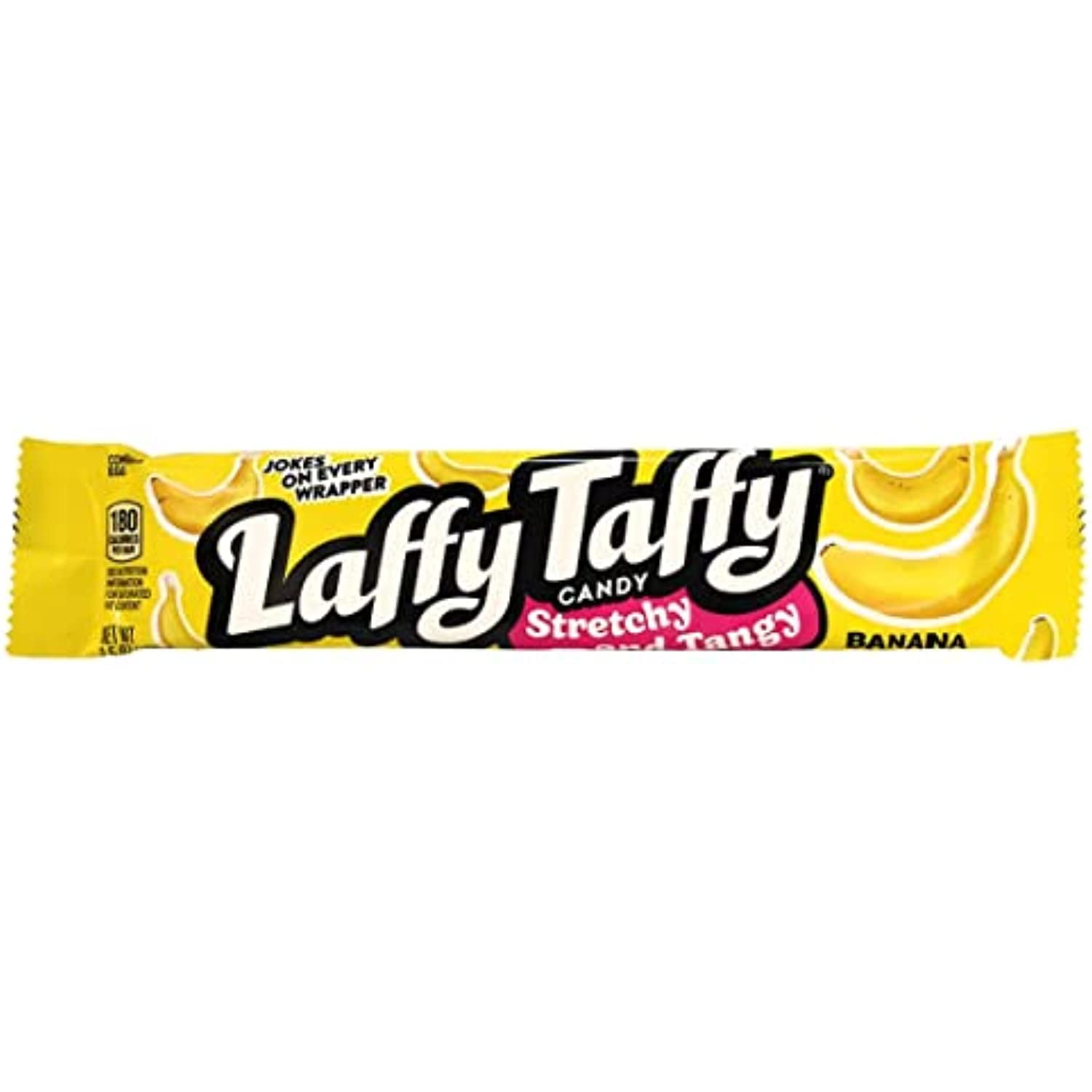 Laffy Taffy Stretchy & Tangy Banana, 1.5 Ounce, Pack Of 24