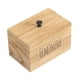 thumbnail image 3 of Caja organizadora para cápsulas de lavandería, estilo rústico, con tapa, accesorios de baño Color de la madera, 3 of 9